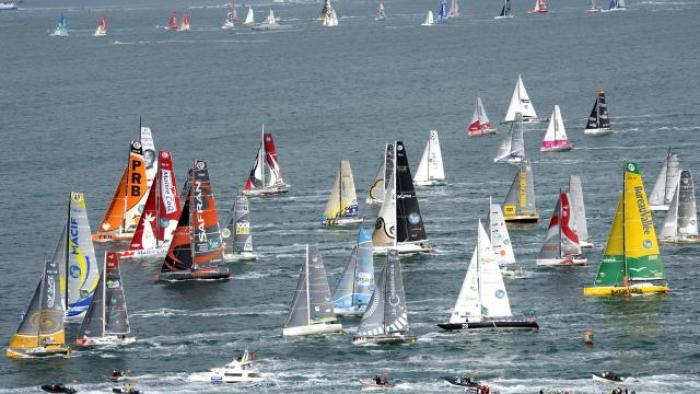 Route du Rhum : la traditionnelle bouée de Basse-Terre