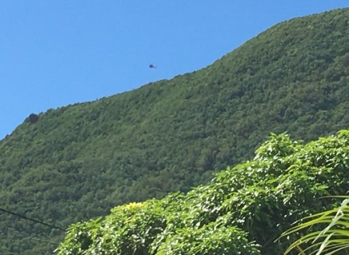 Sauvetage au Morne Larcher au Diamant