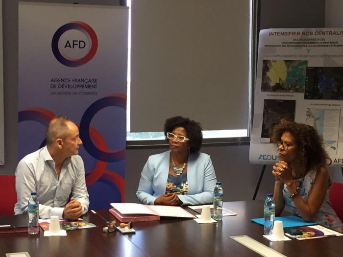 Signature d'une convention entre l'Adduam et l'AFD