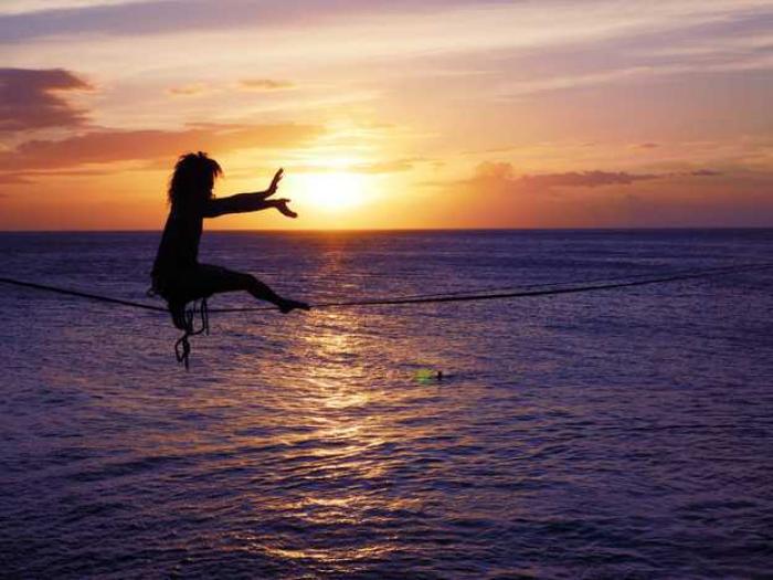 Slackline : "la vie sur le fil"