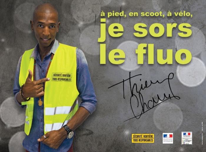 Sécurité routière : Thierry Cham à l’affiche pour la visibilité des usagers vulnérables