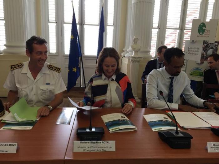 Ségolène Royal quitte la Martinique direction la Guyane