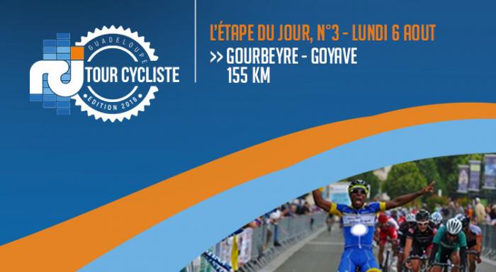 TOUR DE LA GUADELOUPE 2018 ; 3ème ETAPE EN DIRECT