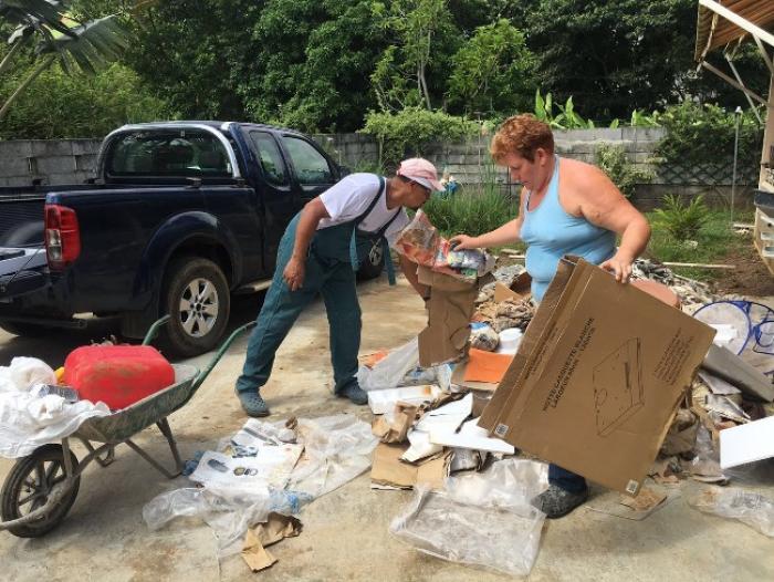 Un cours d’eau a littéralement traversé la maison d'un couple à Sainte-Marie
