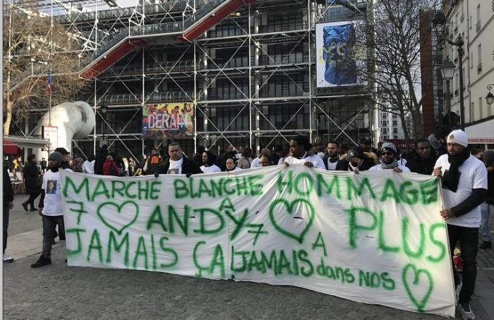 Un hommage rendu à Andy Brigitte à Paris