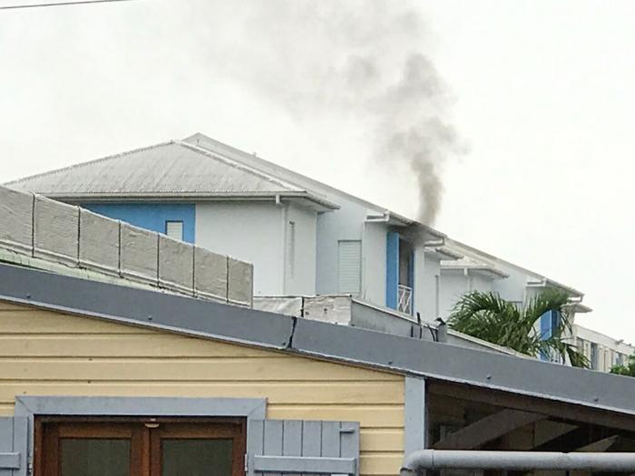 Un incendie en cours au Raizet (vidéo)
