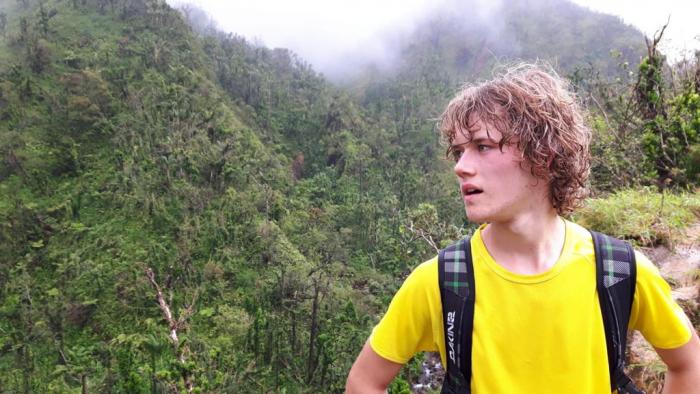 Un jeune allemand relève un défi sur RCI