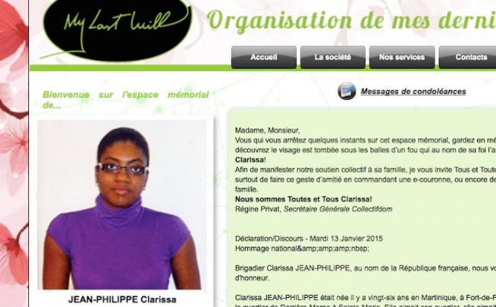 Un memorial en ligne pour Clarissa Jean-Philippe