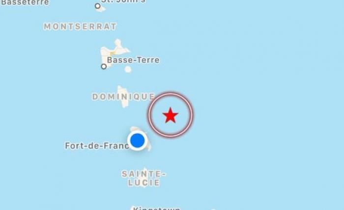 Un séisme de magnitude 6,3 sur l'échelle de Richter ressenti en Martinique