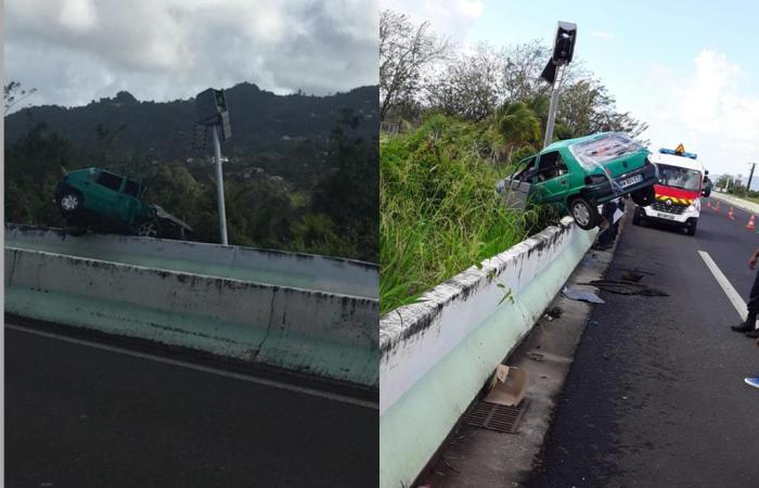 Un spectaculaire accident sur la RN1 mais personne sur les lieux