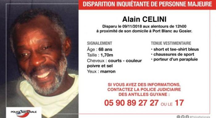 Une battue pour retrouver Alain Célini au Gosier