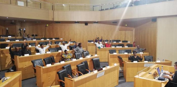 Une motion relative à la consultation pour l’adoption d’un drapeau et d’un hymne adoptée par les élus de l'assemblée de Martinique