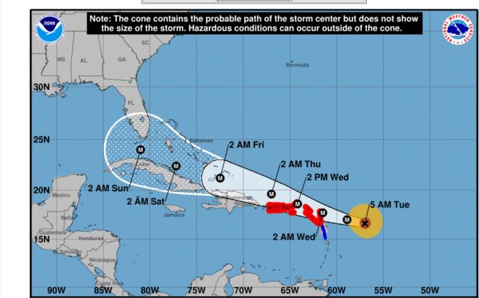 URGENT : IRMA est désormais un ouragan de catégorie 5