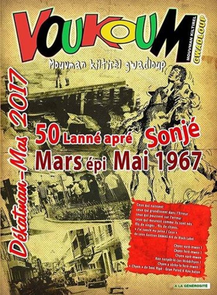 Voukoum en képi rouge pour ne pas oublier les événements de 67 !
