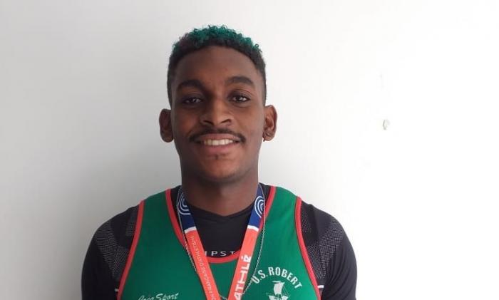 William Cadenat champion de France junior en salle du lancer du poids