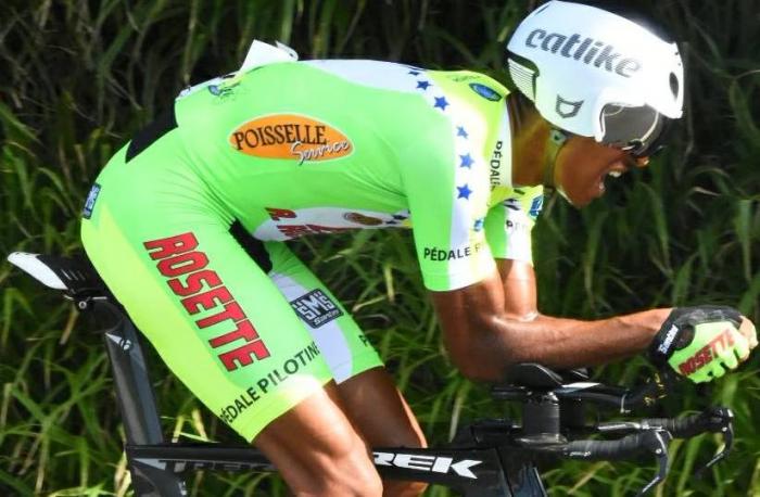 Willy Roseau est champion de Martinique de Contre-La-Montre