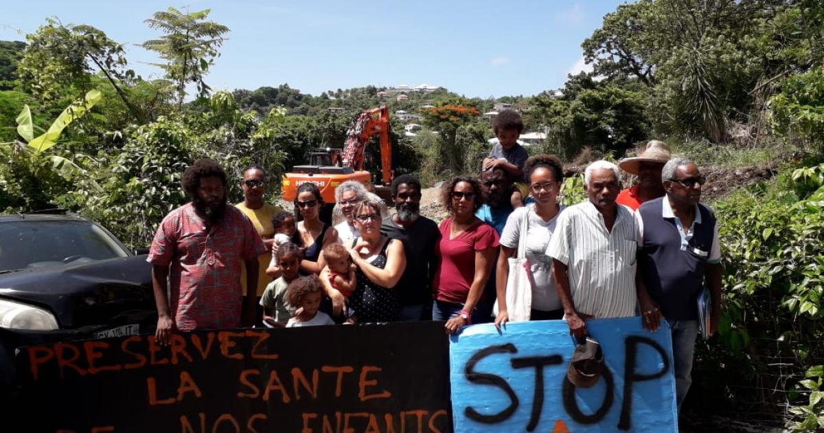 Une dizaine de riverains mobilisée contre un projet de construction d'une station-service au Vauclin