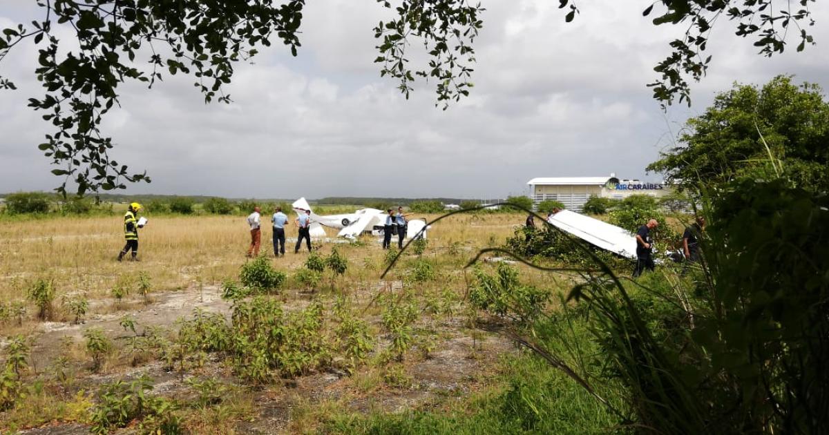 Un blessé léger dans le crash d'un petit avion à Pôle Caraibe