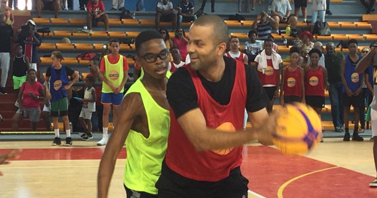 Tony Parker est en Guadeloupe