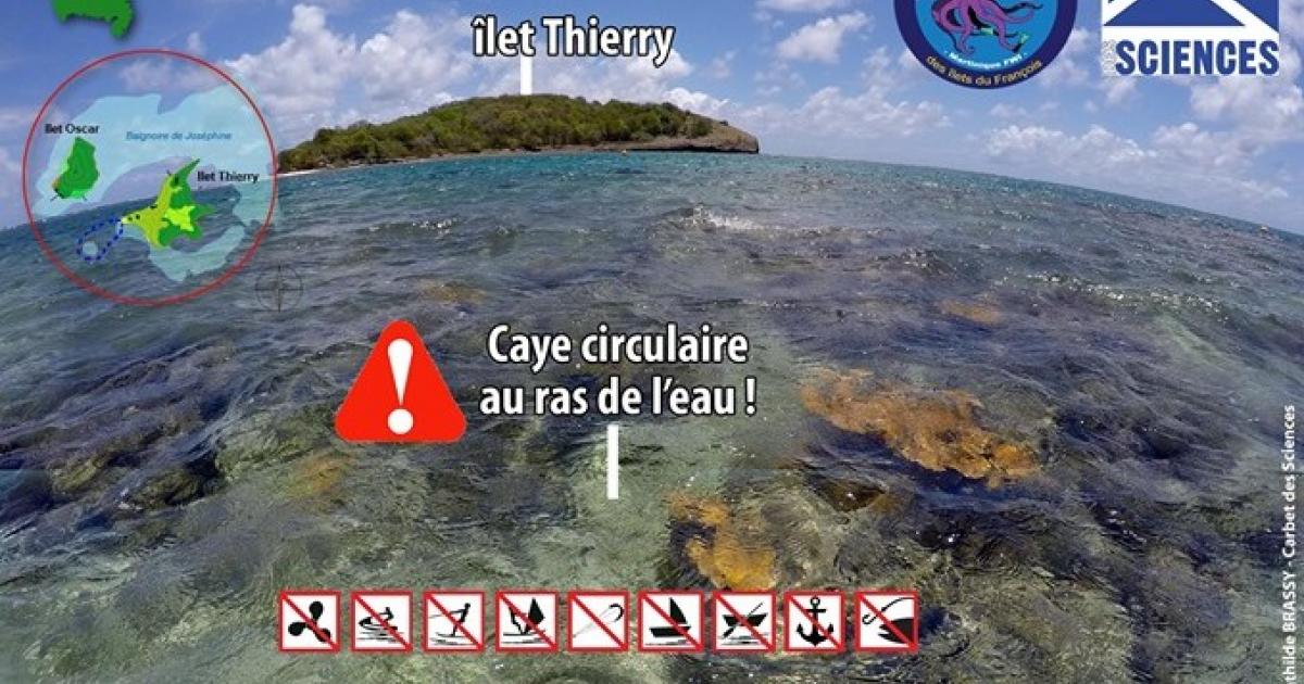 Protection du Sentier sous-marin du François situé au large de l'îlet Thierry