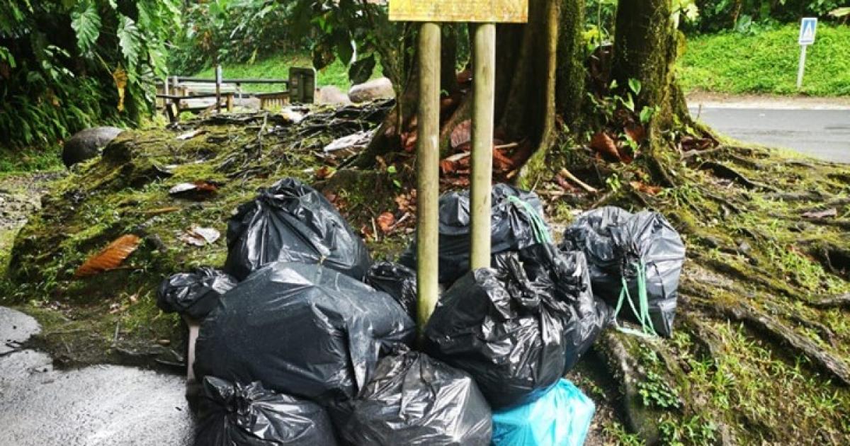 Des poubelles abandonnées au coeur du Parc National