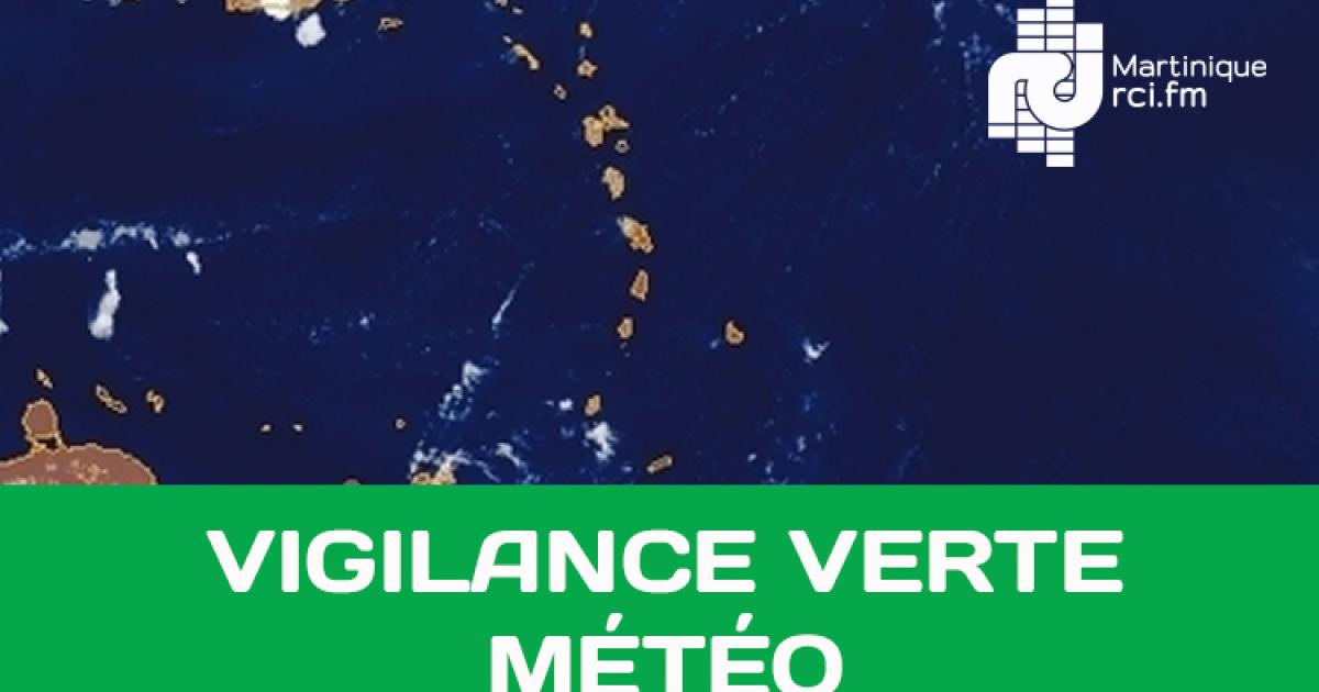 Météo : la Martinique repasse au vert