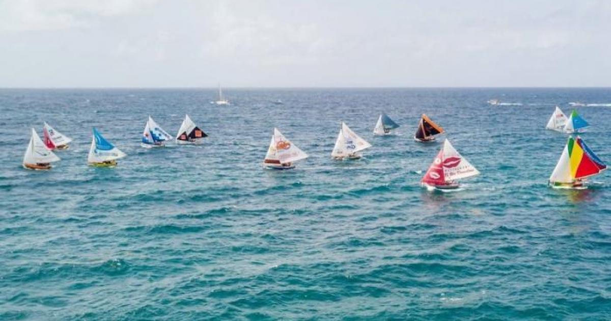 Traditour : les canots ont pris la mer vers Capesterre-Belle-Eau