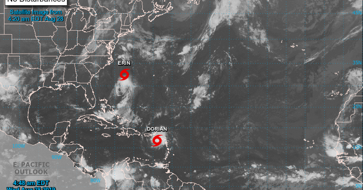 Tempête DORIAN : le phénomène poursuit sa route en mer des Caraïbes