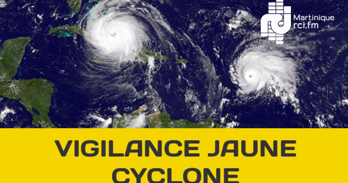 Tempête DORIAN : la Martinique passe en vigilance jaune cyclone