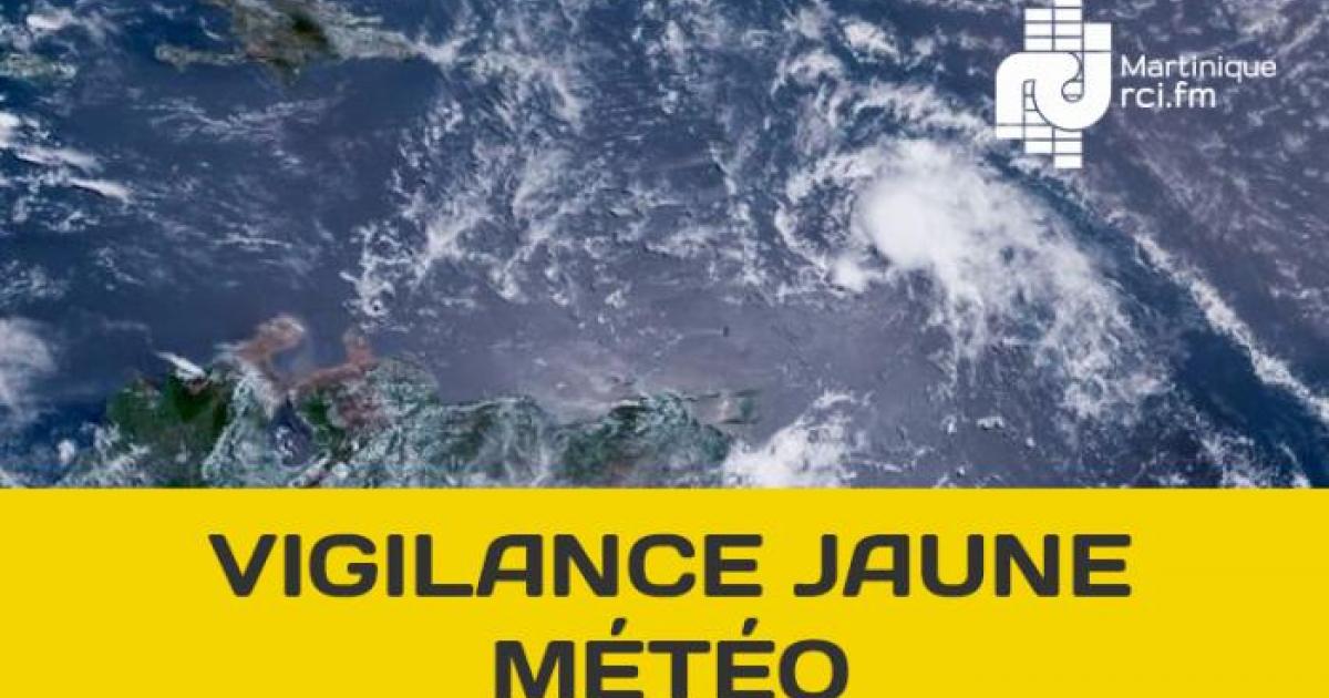 Vigilance jaune : l'onde tropicale n°14 progresse vers la Martinique