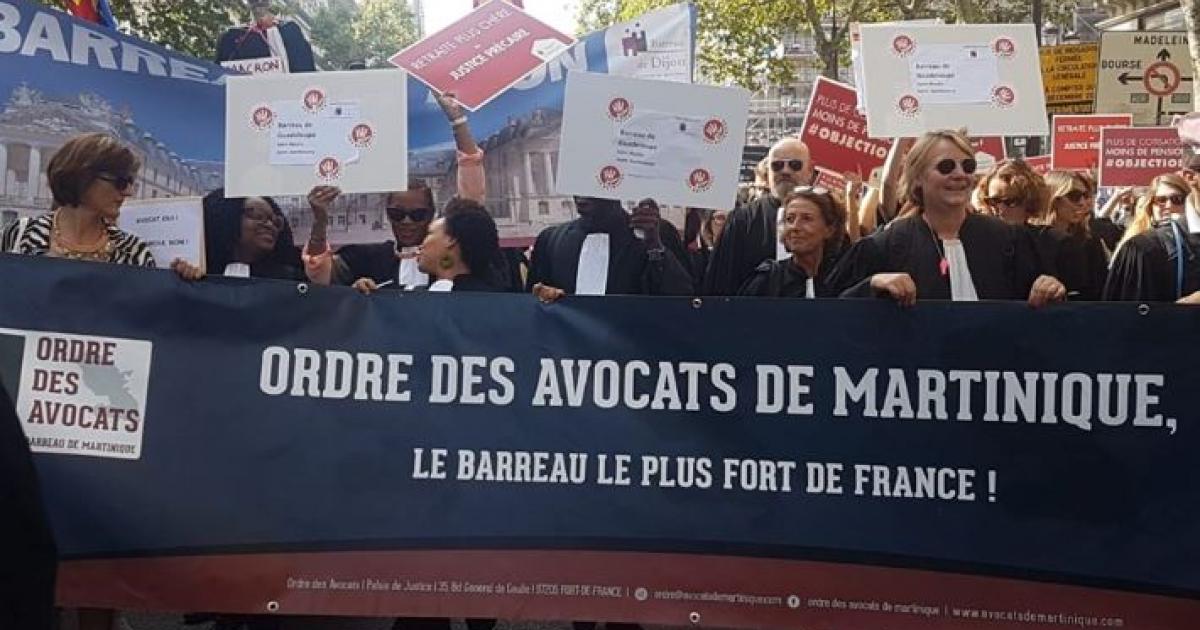     





Les avocats de Martinique sont mobilisés contre la réforme des retraites




