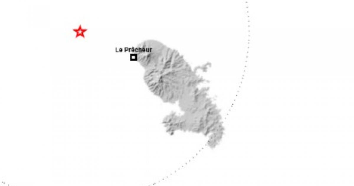     





Un séisme ressenti ce midi au large du Prêcheur




