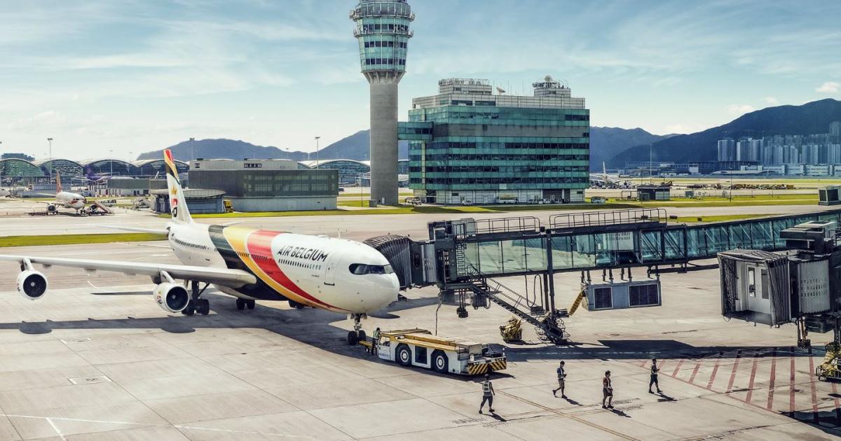     





Vol de reconnaissance pour Air Belgium




