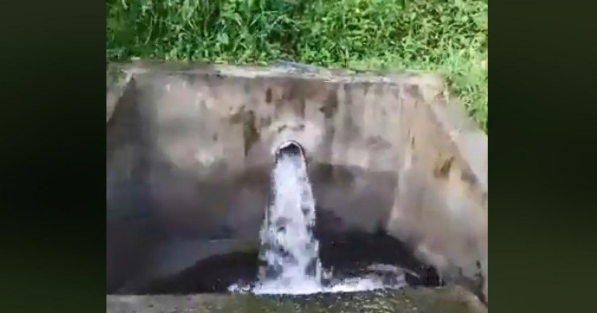 L'eau de source n'est pas considérée comme potable par les services sanitaires
