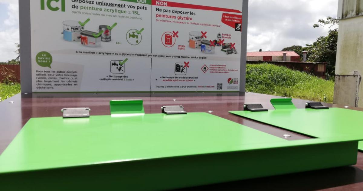 Les peintures acryliques se recyclent également