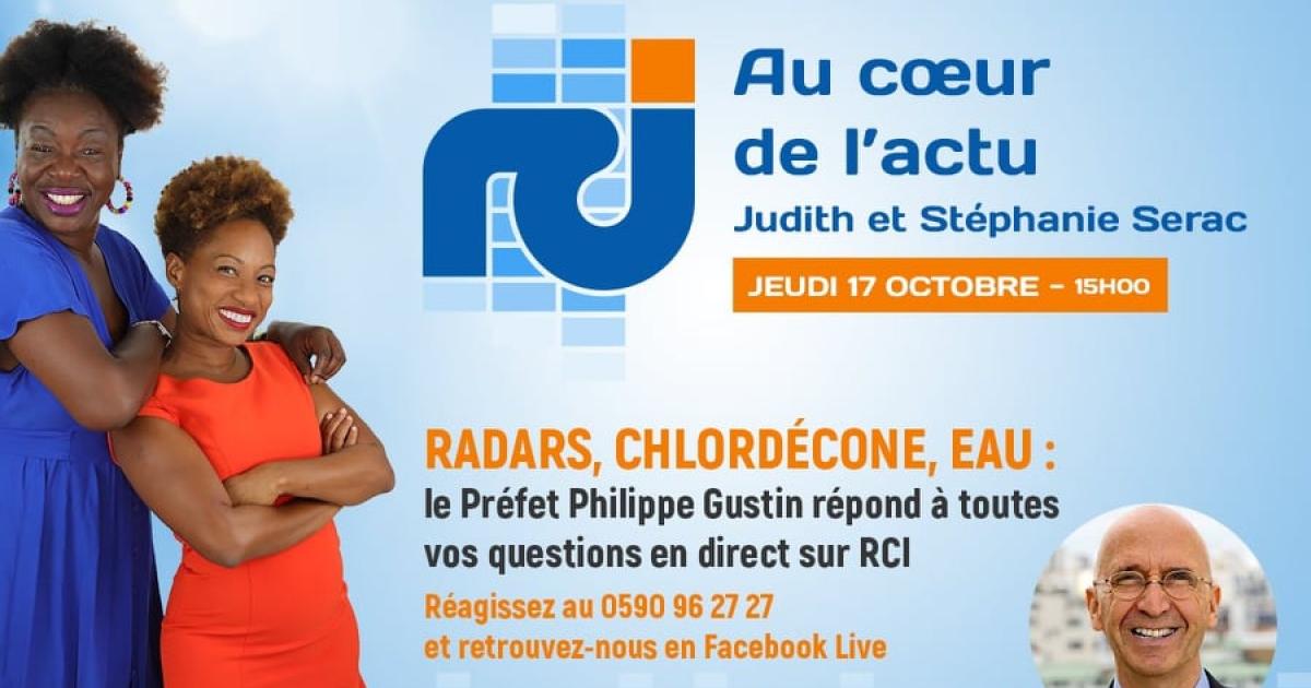 Retrouvez le Préfet de Région en DIRECT sur RCI Guadeloupe