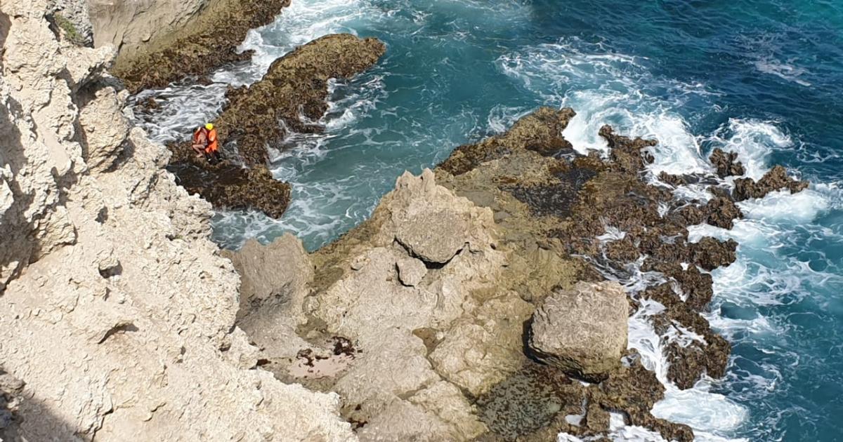 Un homme chute d’une falaise à Pointe des Châteaux