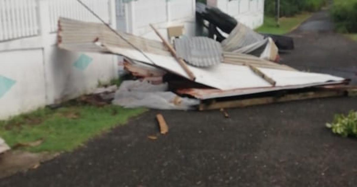 Une "tornade" provoque des dégâts à Port-Louis