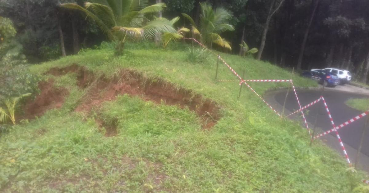 Un glissement de terrain au Gros-Morne qui inquiète fortement les riverains