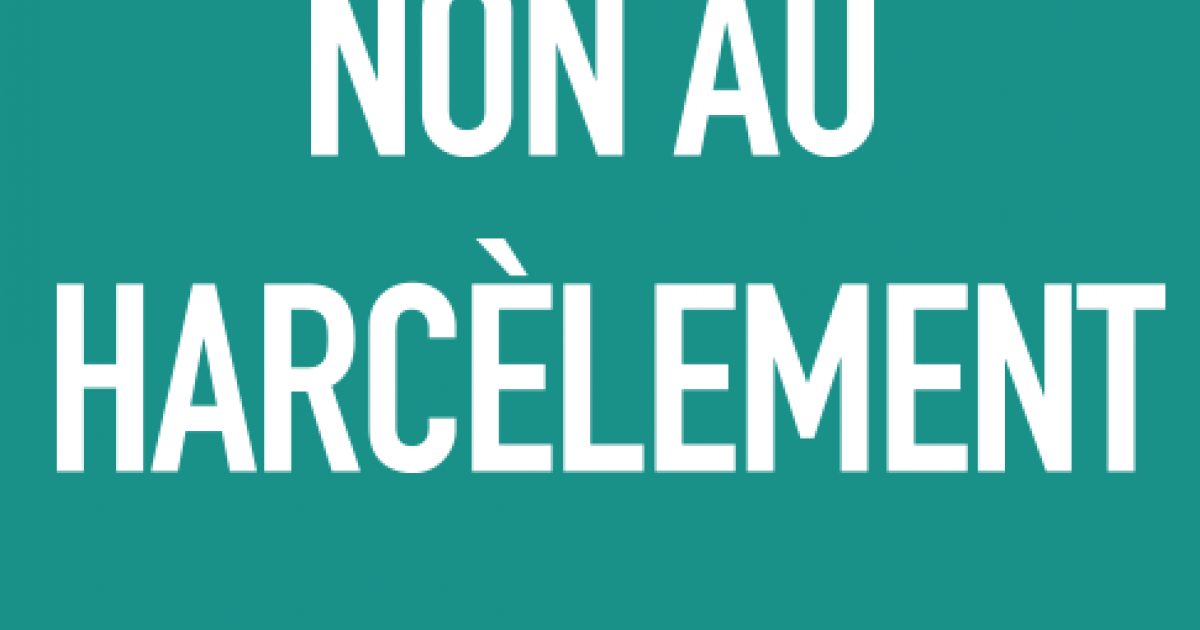Non au harcèlement en milieu scolaire
