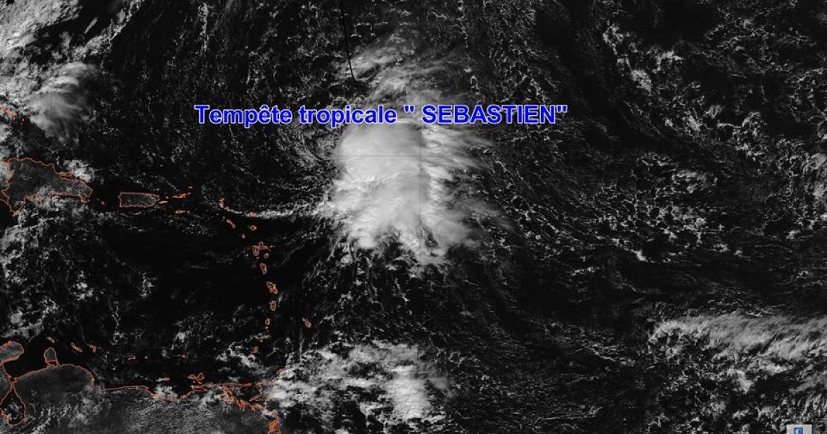 La tempête tropicale Sébastien est née