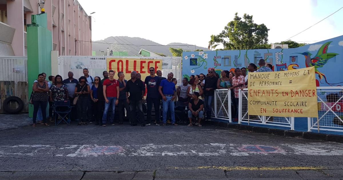 Mouvement de grève au collège de Rivière Pilote