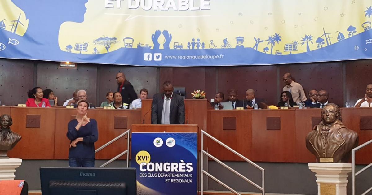 Congrès des élus : Ary Chalus et Josette Borel-Lincertin ont pris la parole