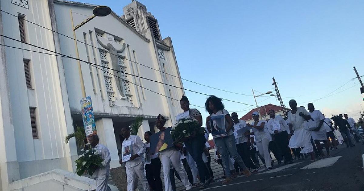 Une marche pour Mygdahlia Mercan au Lamentin