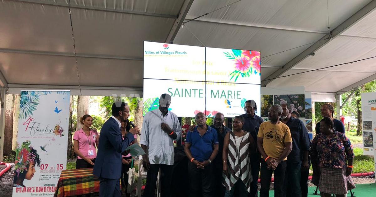 Sainte-Marie élue pour la 3e année consécutive ville la plus fleurie de Martinique