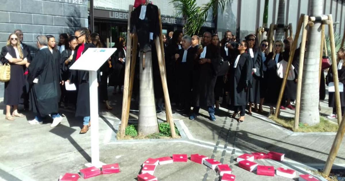     





Les avocats toujours mobilisés ont marché dans Pointe-à-Pitre 




