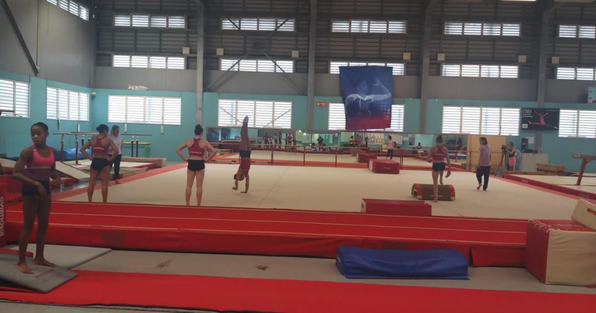 L'équipe de France de Gymnastique artistique féminine en stage en Martinique