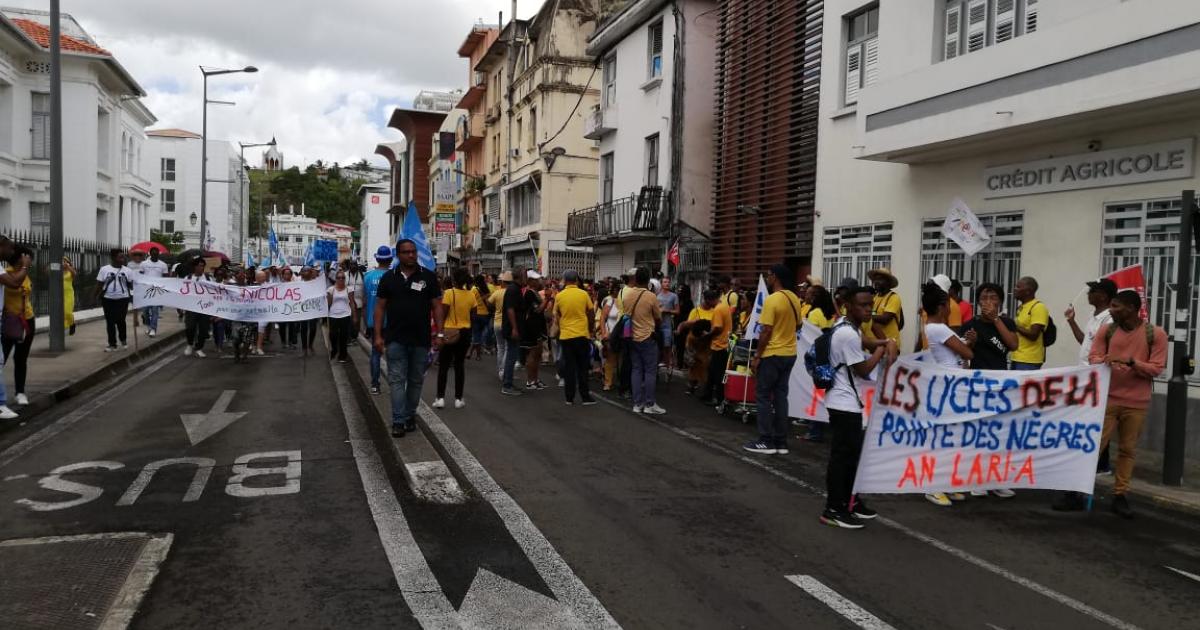 Nouvelle mobilisation dans les rues de Fort-de-France ce mercredi