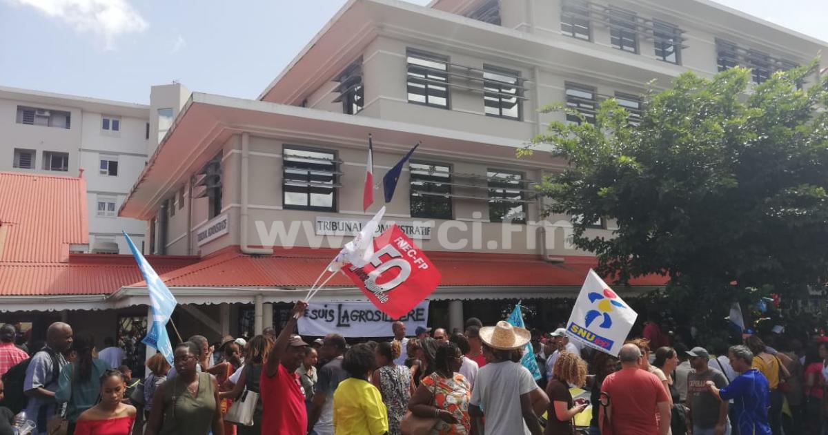 Soutien aux 6 agents assignés au tribunal administratif