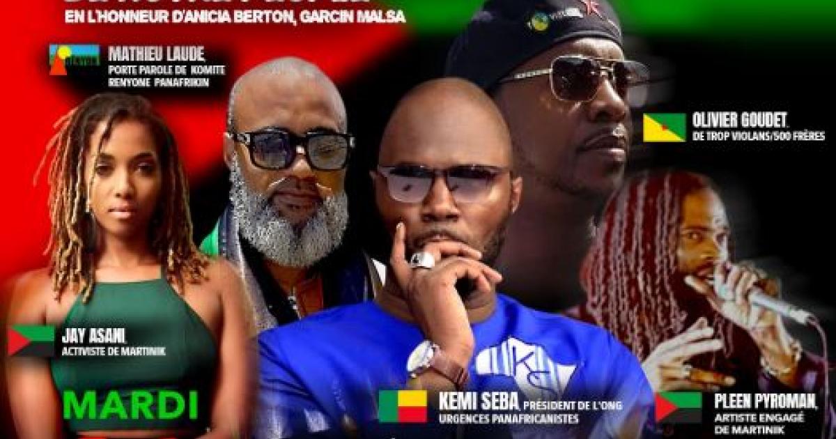     





L'activiste Kémi Séba invité d'un meeting contre l'oppression du peuple




